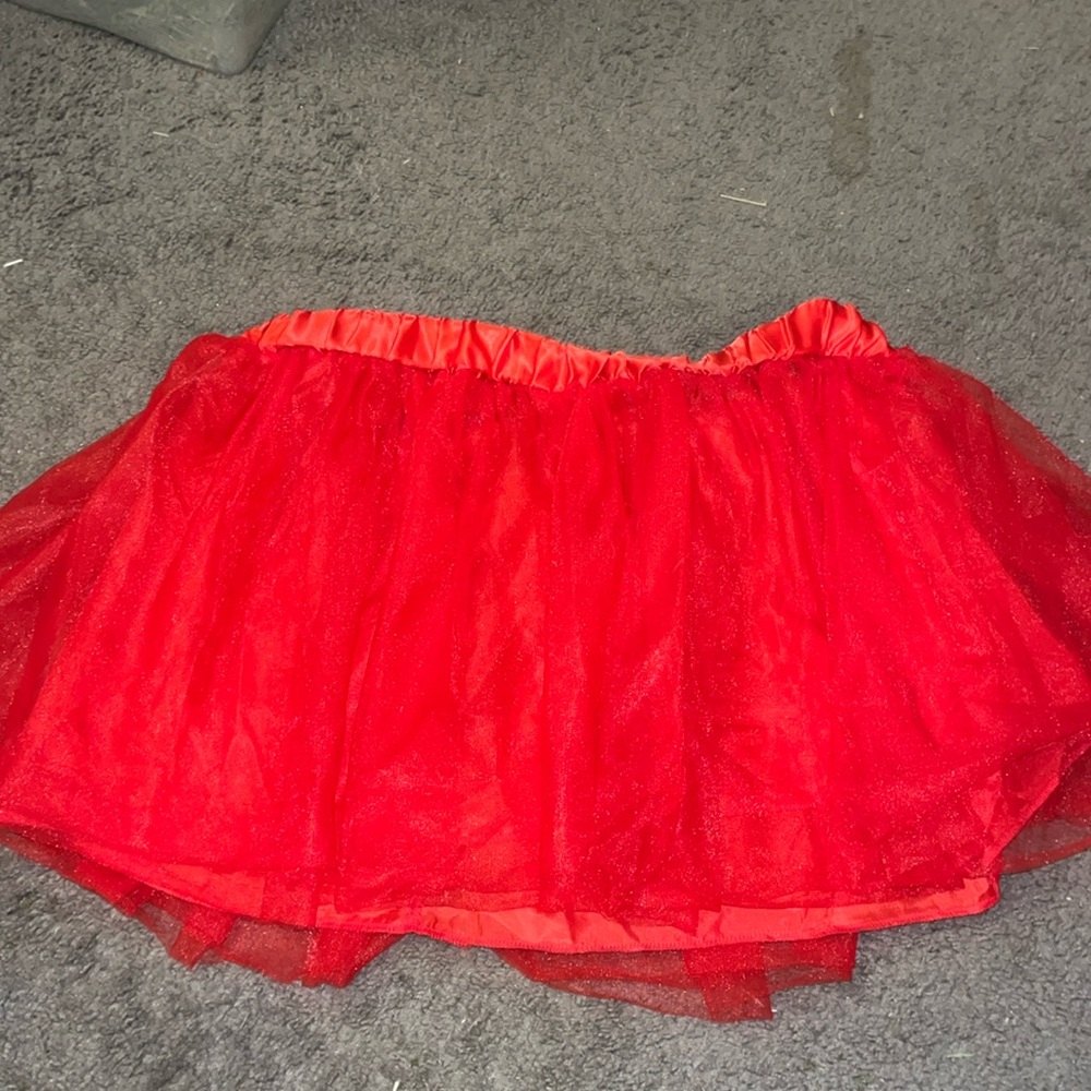 Red tutu adult large